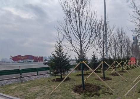 4月25日据央广网消息：吉林高速绿化共计栽植补植乔木78万株、灌木130万株